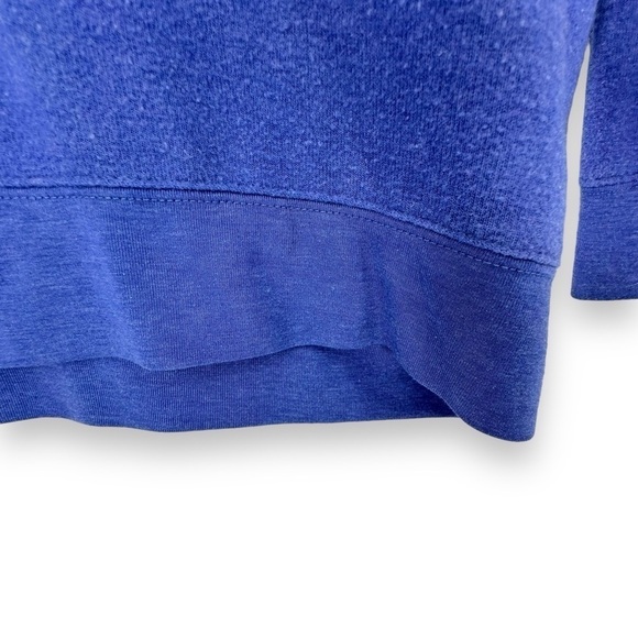 Wildfox Crew Neck Nubby Sweatshirt Oversized Blue Women's Size XXL - Picture 4 of 7